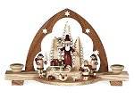 Santa Candle Arch<br> Tradional Müller Natural